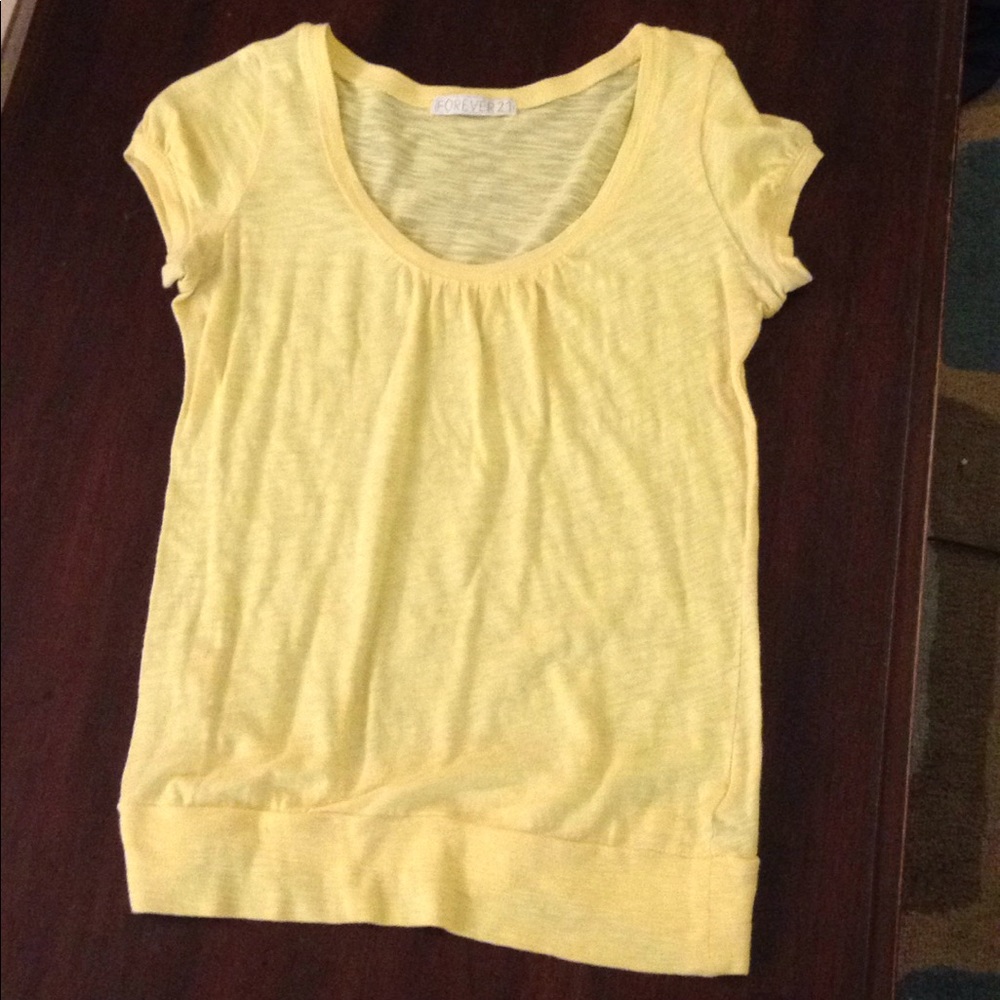 Forever 21 Yellow Top